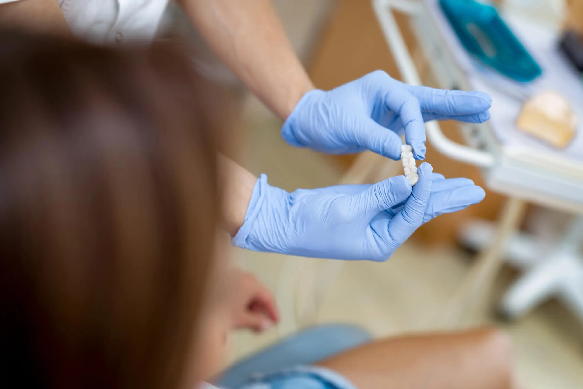 patient choosing a material for Crown and bridges New Jersey